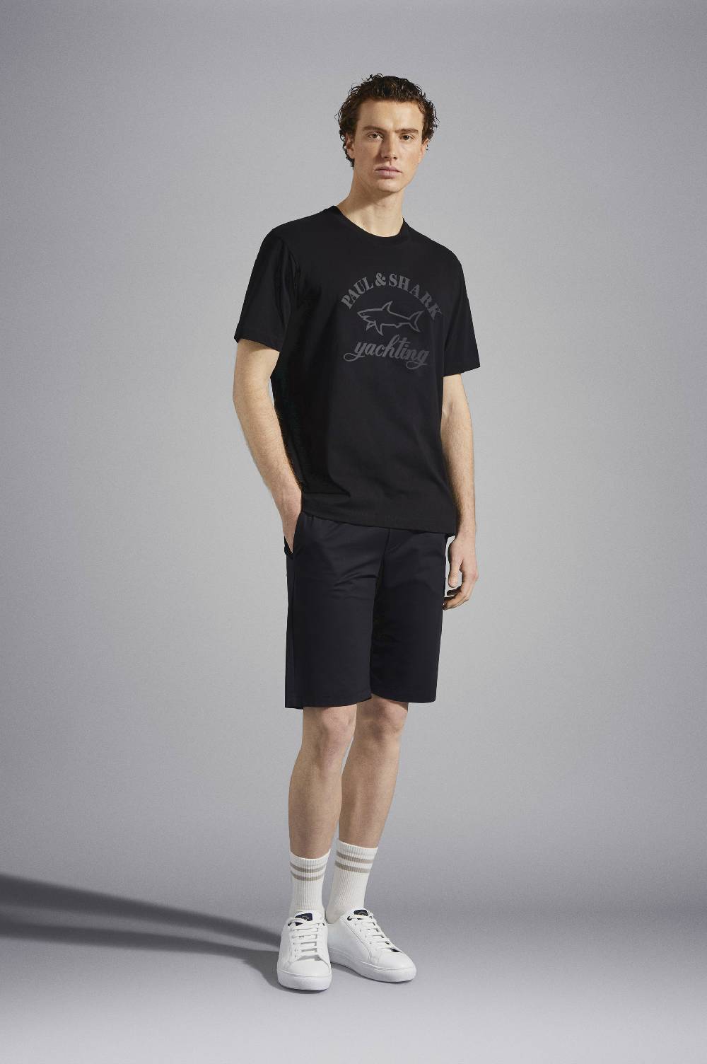 Paul & Shark T-Shirt in cotone con Logo stampato Paul & Shark Offerta natalizia