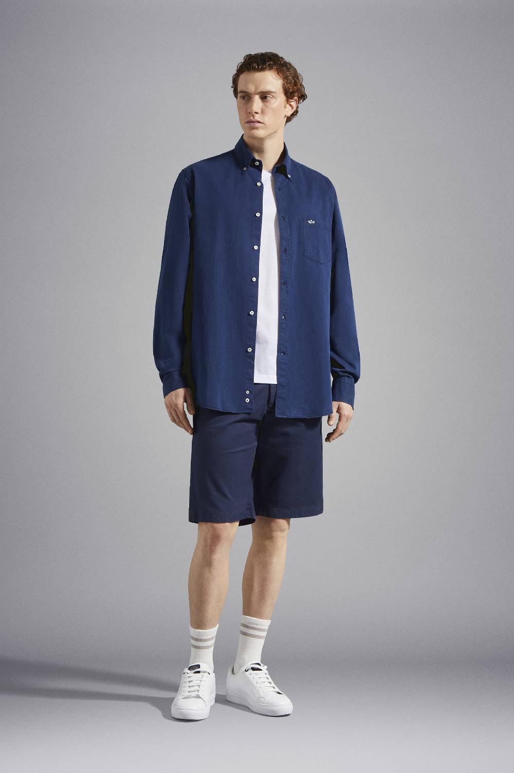 Paul & Shark T-Shirt in cotone con Logo ricamato Paul & Shark Offerta Pasqua