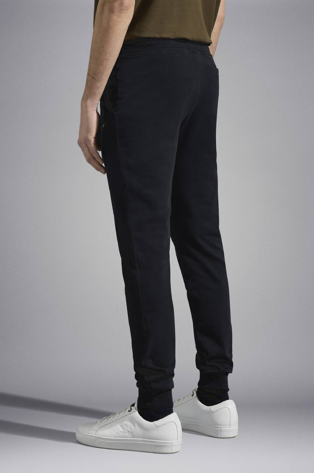 Paul & Shark Pantalone sportivo in cotone con badge iconico Paul & Shark Vendita calda
