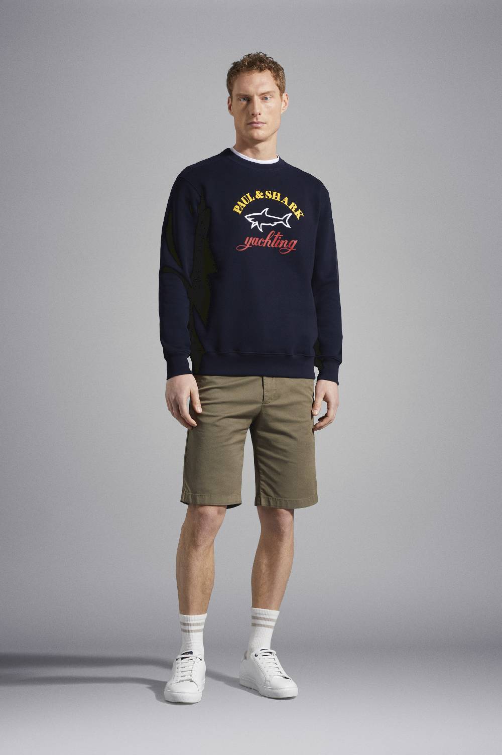 Paul & Shark felpa con stampa logo Paul & Shark Online Outlet