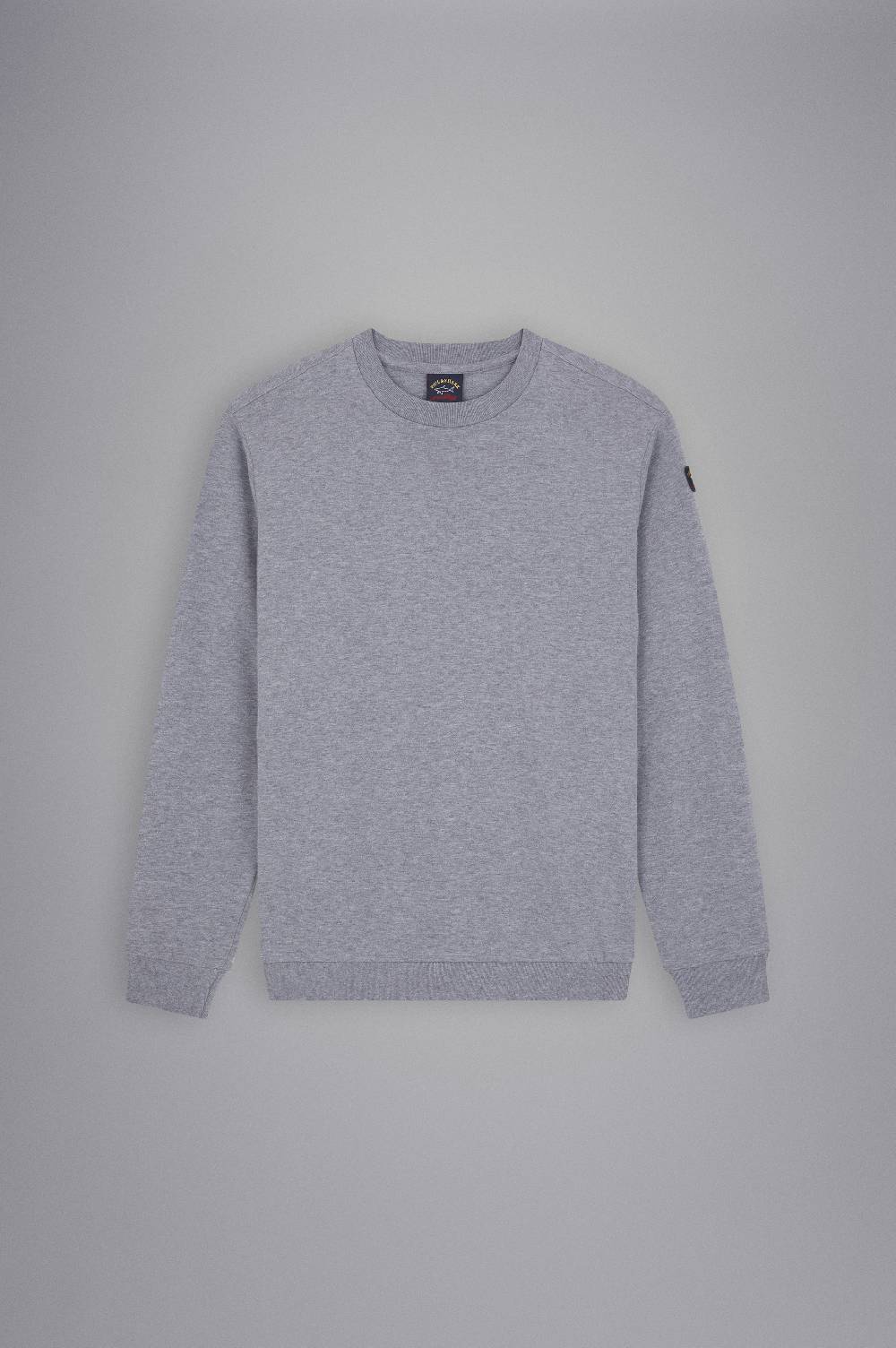 Paul & Shark Felpa in cotone con badge iconico Paul & Shark Liquidazione