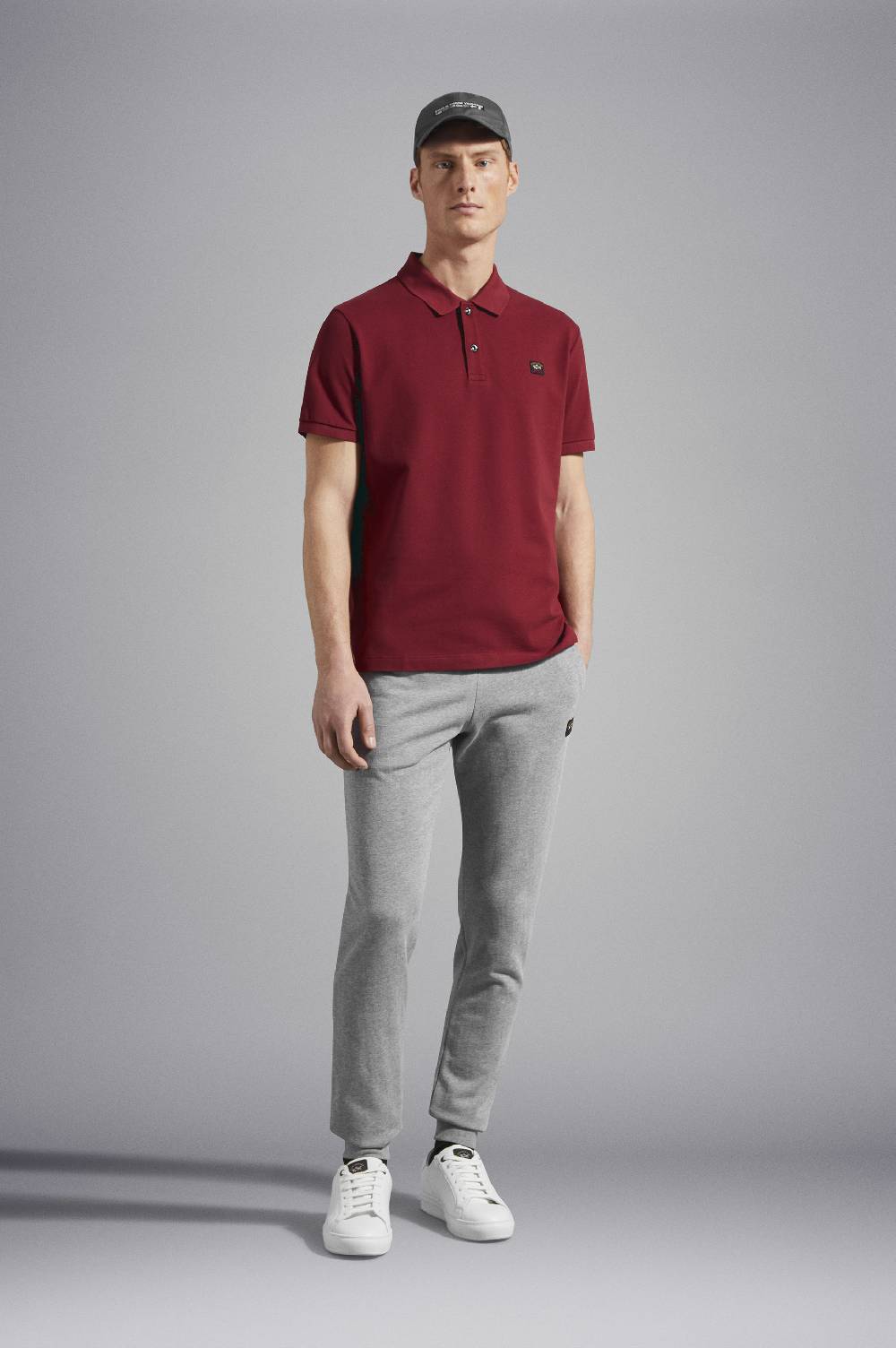 Paul & Shark Pantalone sportivo in cotone con badge iconico Paul & Shark Comprane uno, ottenene uno gratis