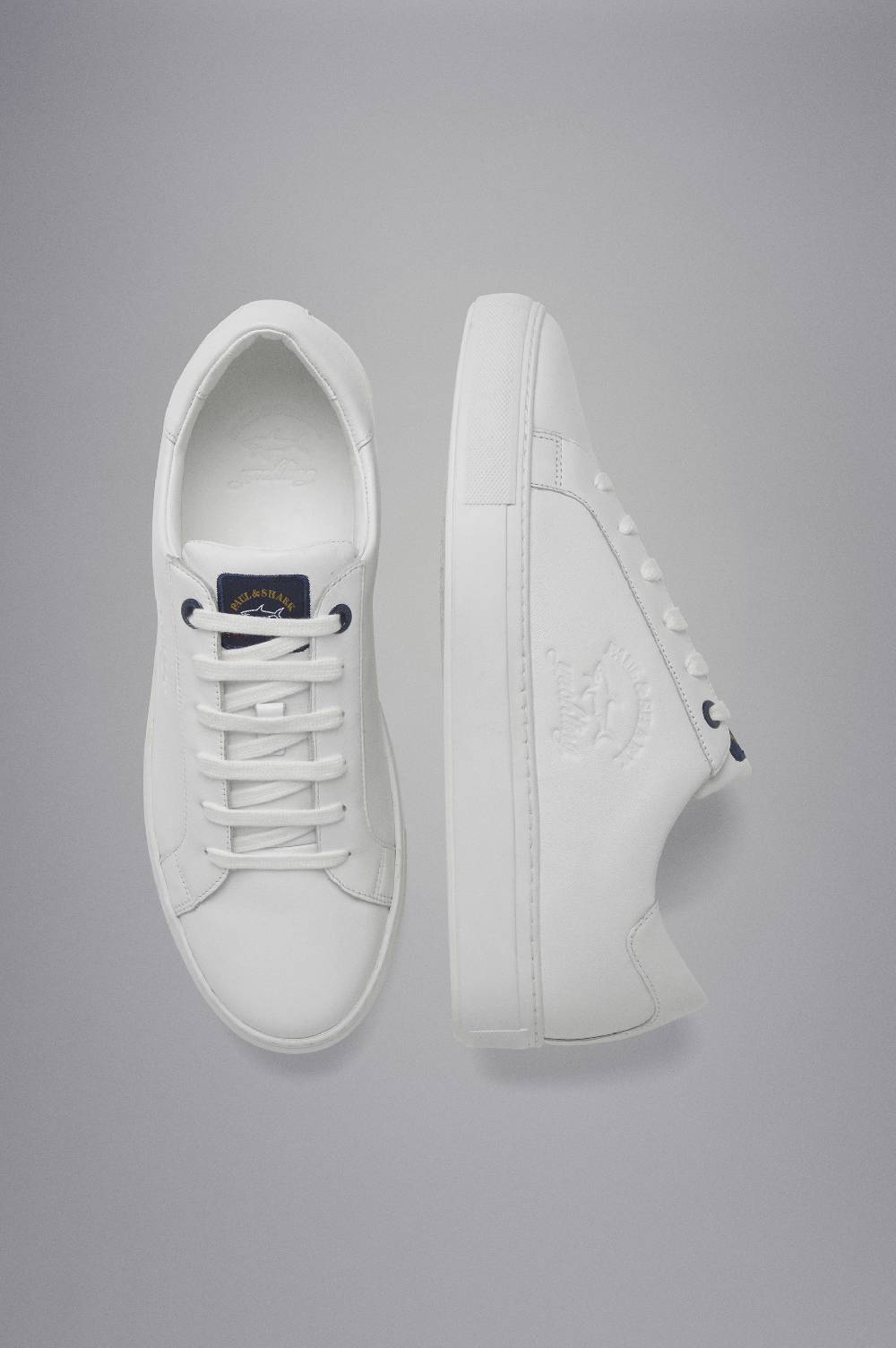 Paul & Shark Sneakers in pelle con Logo stampato Paul & Shark Solo un giorno rimasto