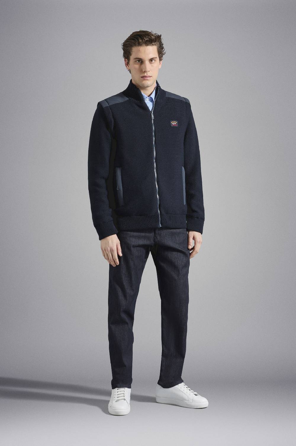 Paul & Shark Camicia in Popeline di cotone Paul & Shark Esporta salva