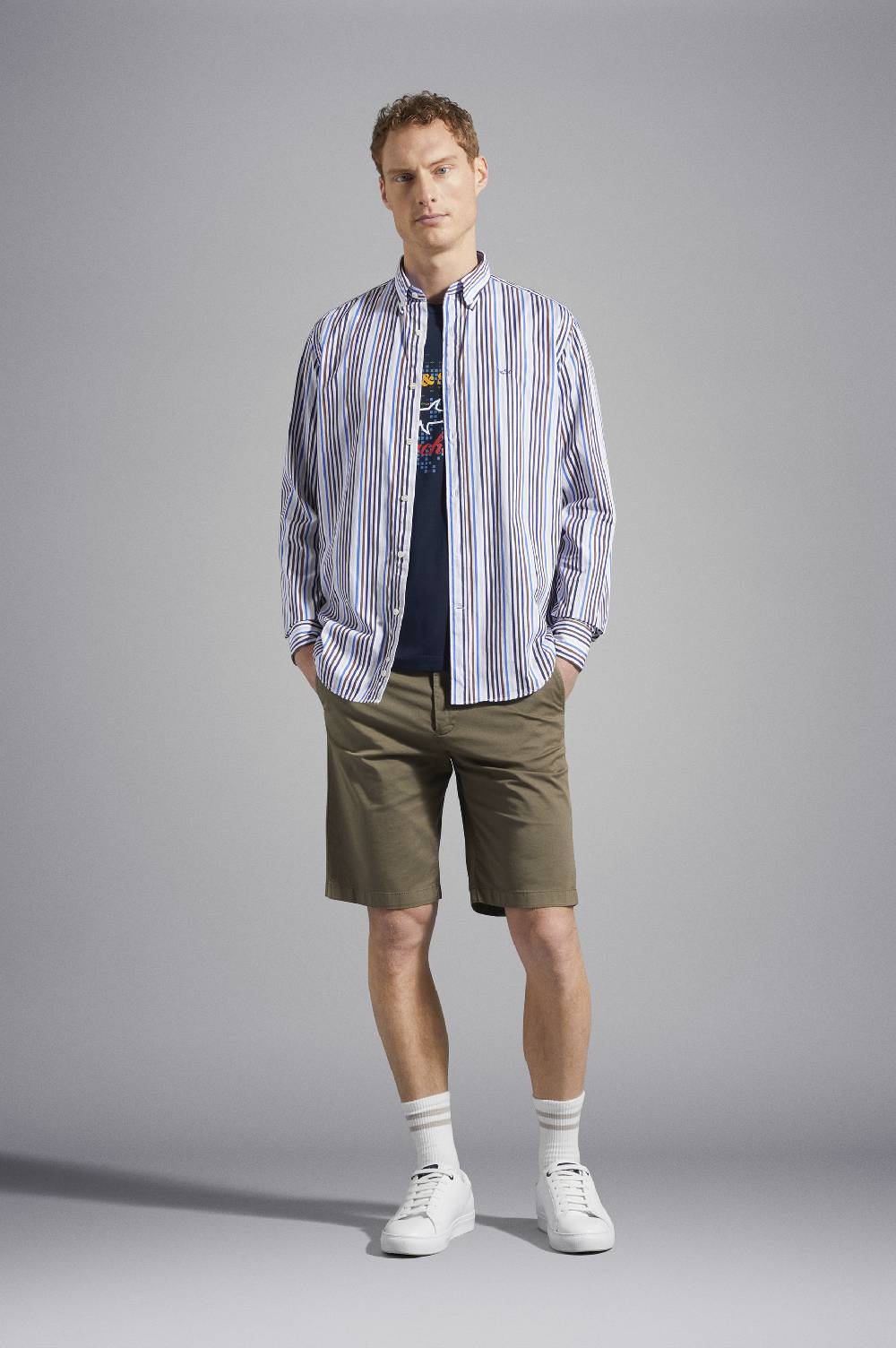 Paul & Shark Camicia in Popeline di cotone Paul & Shark Black Friday Prezzi