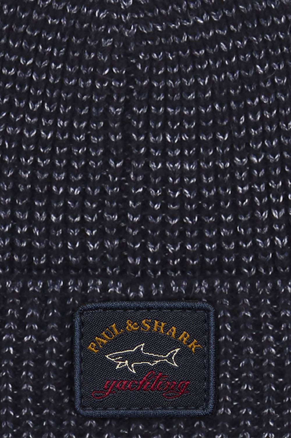 Paul & Shark Berretto in lana e alpaca con badge iconico Paul & Shark Promozione Limitata