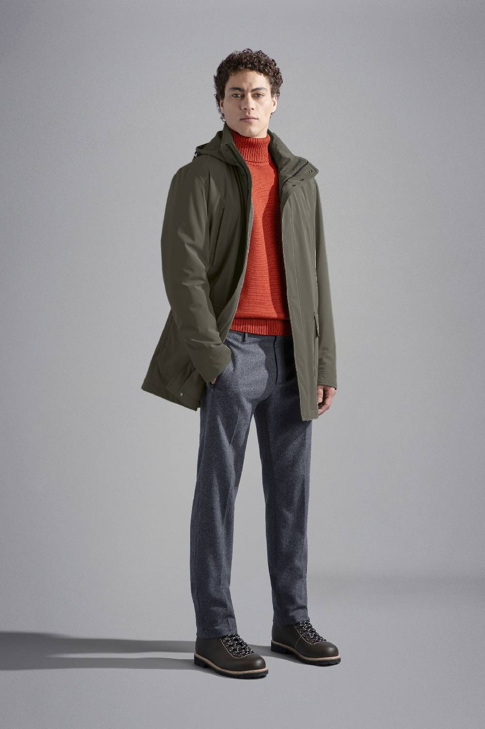 Paul & Shark Carcoat in Typhoon Re-4X4 Stretch Paul & Shark Online