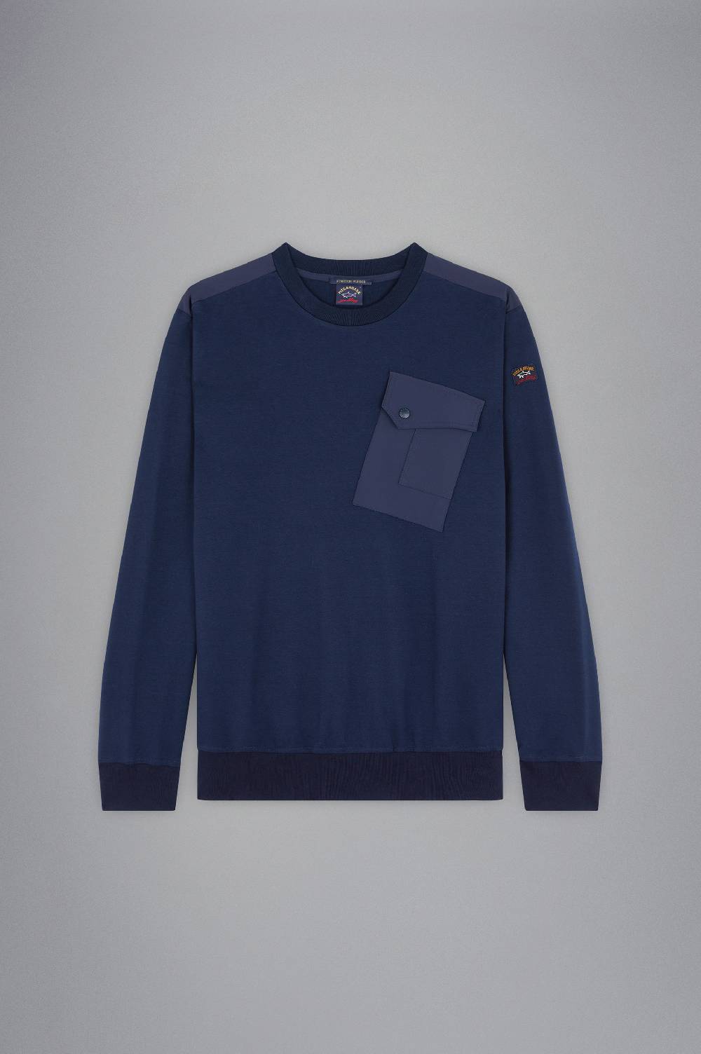 Paul & Shark Felpa in cotone Stretch con inserti in Typhoon® Paul & Shark Offerte