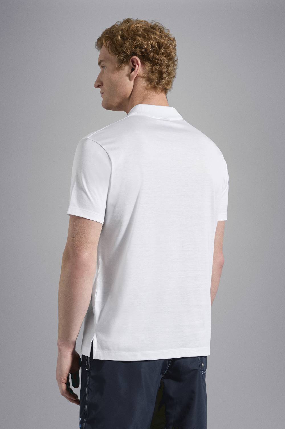 Paul & Shark Polo in jersey di cotone con Logo ricamato Paul & Shark Negozio