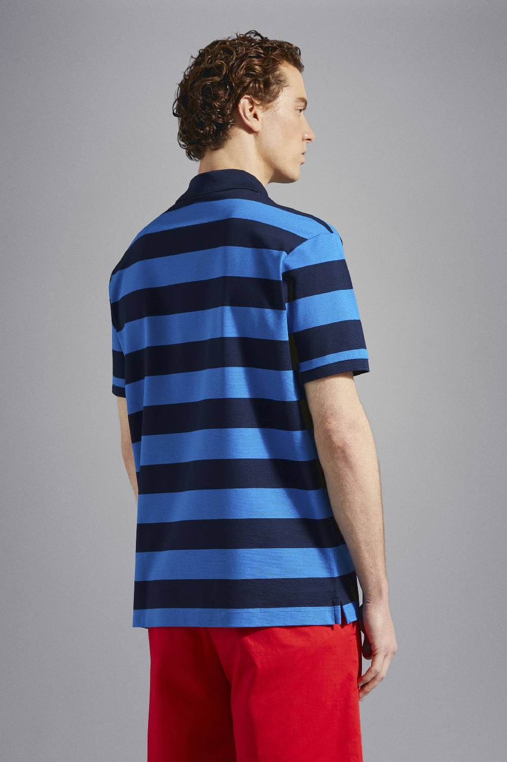 Paul & Shark Polo in cotone piqué con badge iconico Paul & Shark Offerta speciale