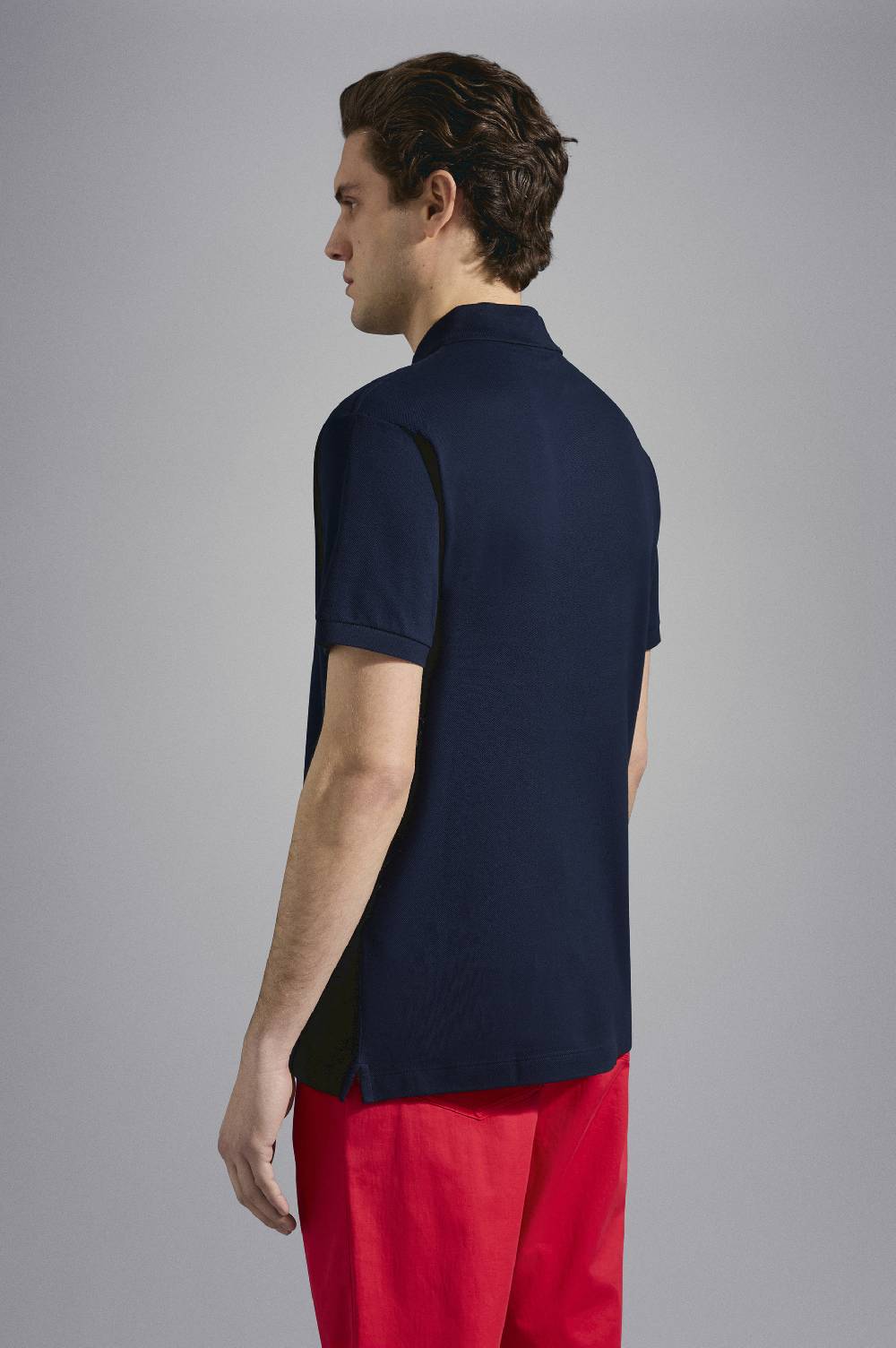 Paul & Shark Polo in cotone piqué con badge iconico Paul & Shark Grande vendita
