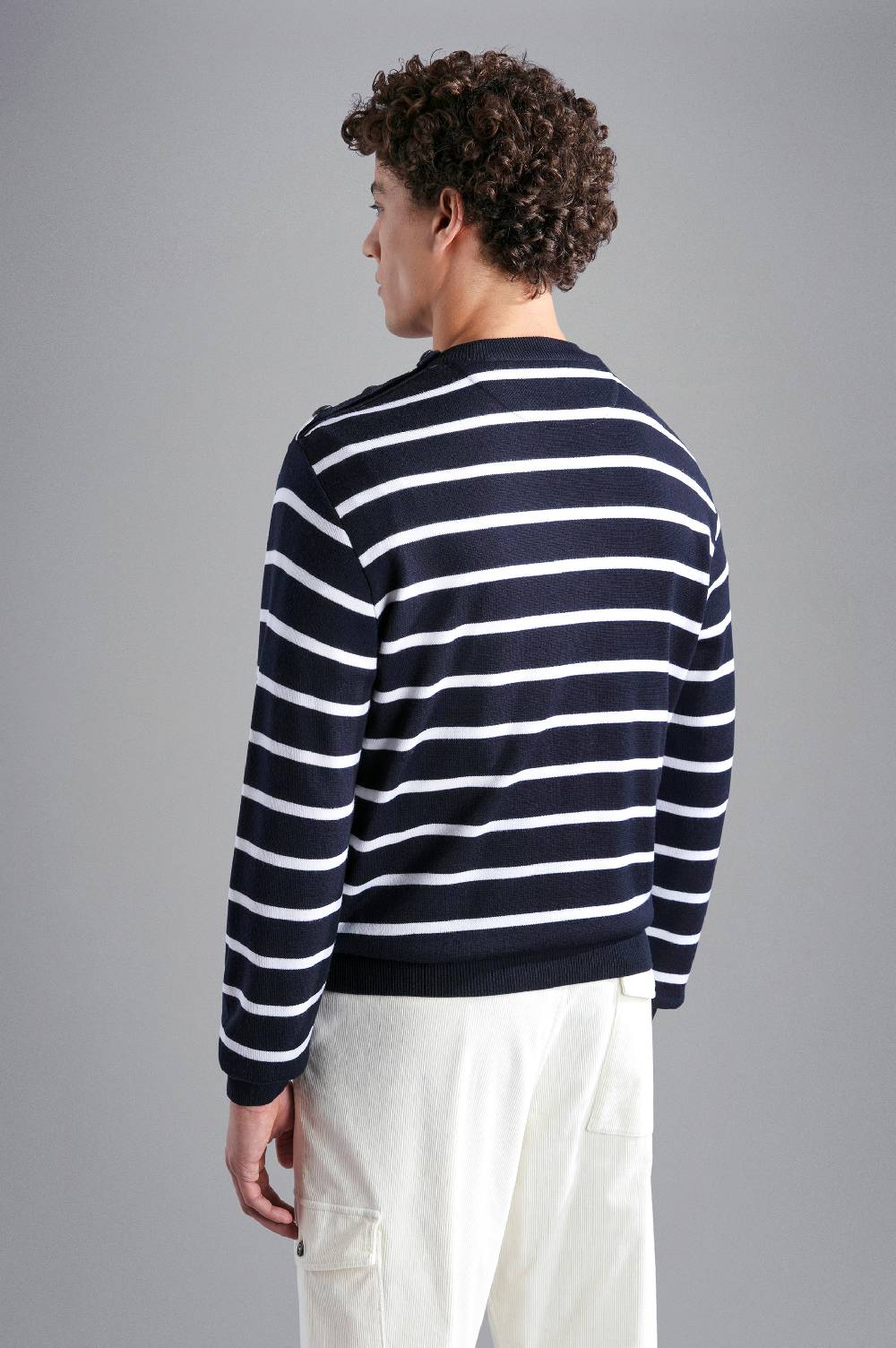 Paul & Shark Maglia in Summer Wool con motivo a righe Paul & Shark Offerta natalizia