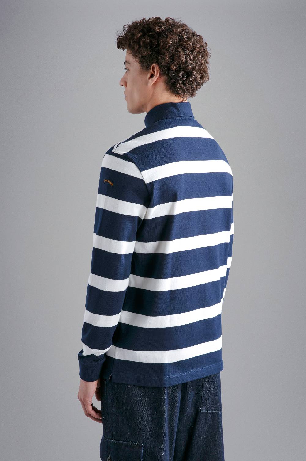 Paul & Shark Polo in cotone con motivo a righe Paul & Shark Offerta San Valentino