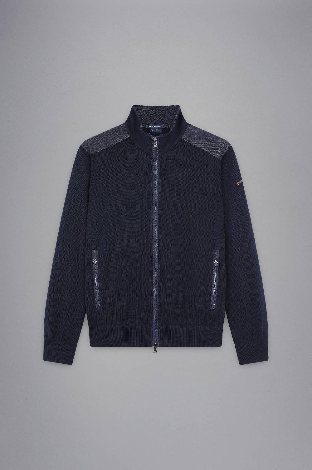 Paul & Shark Maglia in lana con inserti in denim Paul & Shark Offerta Anniversario