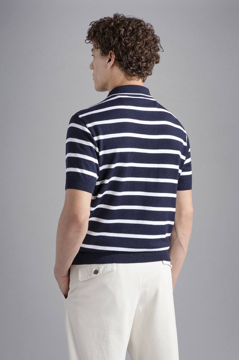 Paul & Shark Polo in Summer Wool con motivo a righe Paul & Shark Promozione temporanea