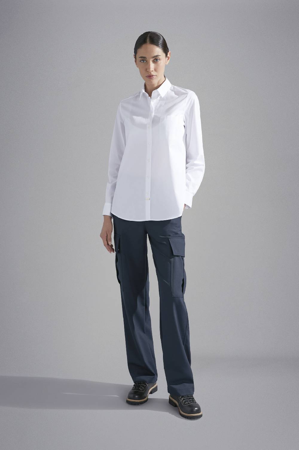Paul & Shark Camicia in popeline di cotone Paul & Shark Esporta salva
