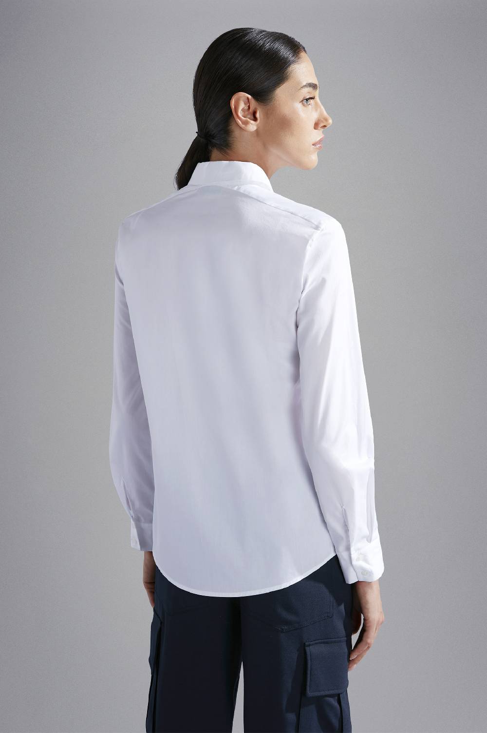 Paul & Shark Camicia in popeline di cotone Paul & Shark Esporta salva