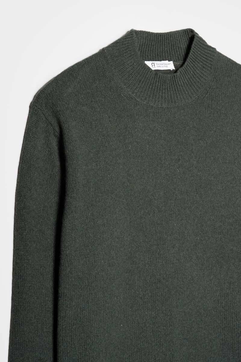 Rifò CLEMENTE Maglia Collo Alto Uomo Cashmere Rigenerato Offerta