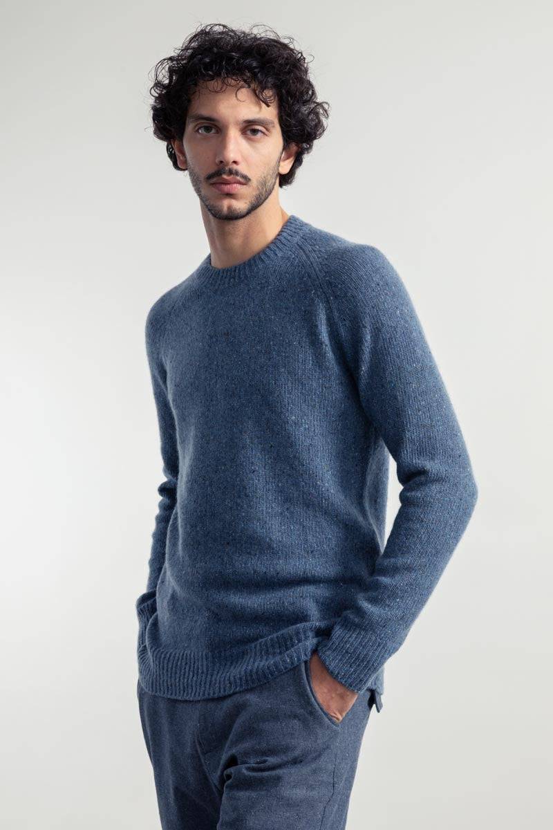 Rifò ALFREDO Maglia Girocollo Unisex Cashmere Rigenerato Online