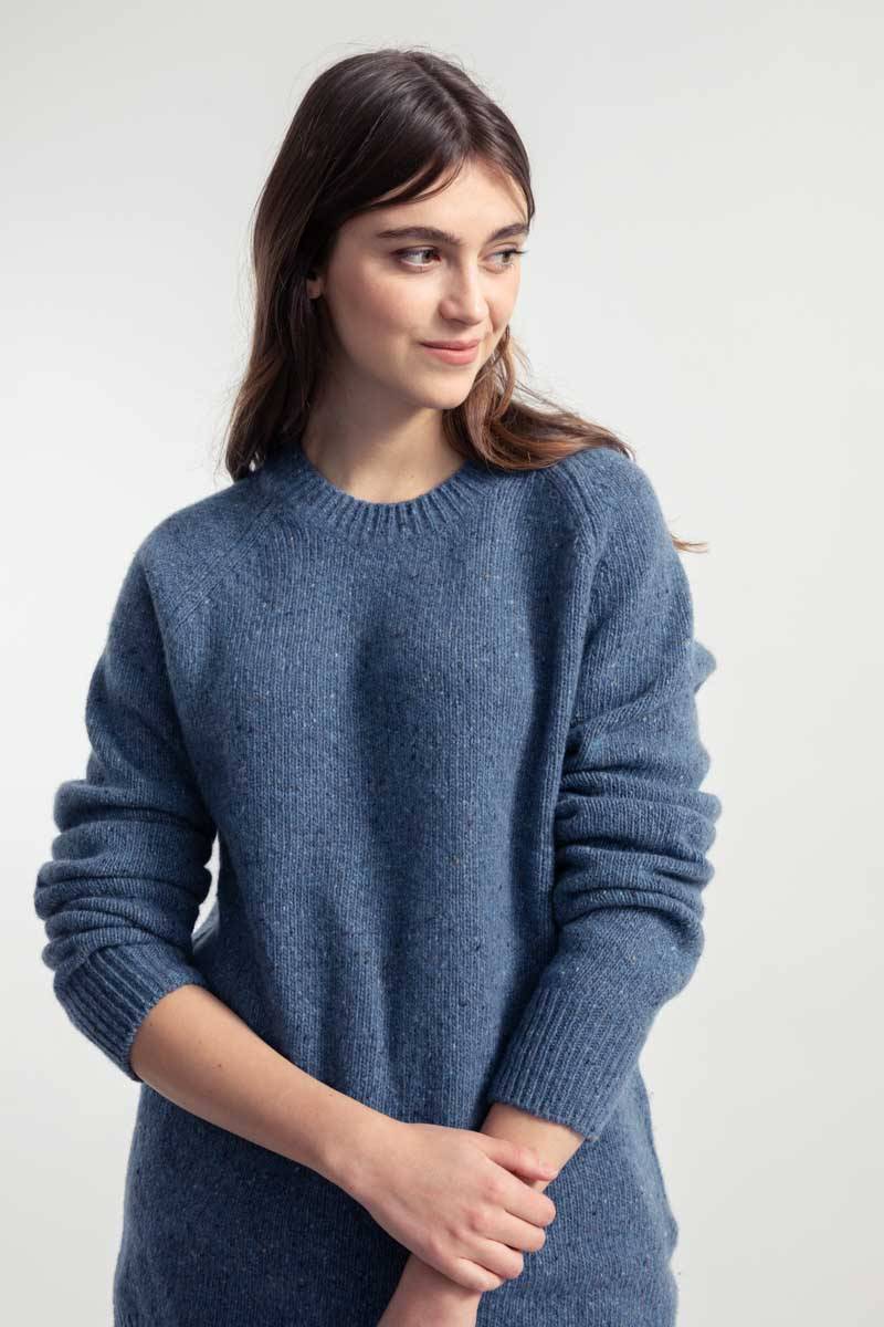 Rifò ALFREDO Maglia Girocollo Unisex Cashmere Rigenerato Online