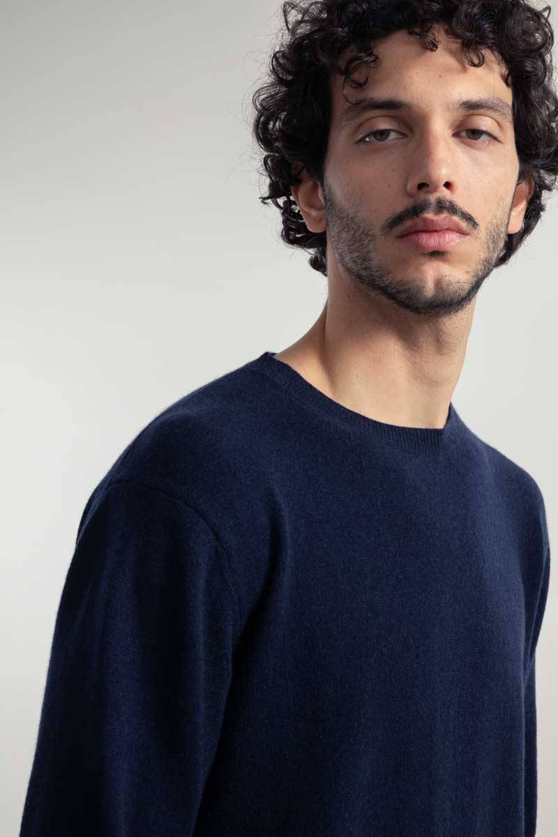 Rifò ALESSIO Maglia Uomo Light Cashmere Rigenerato Saldi