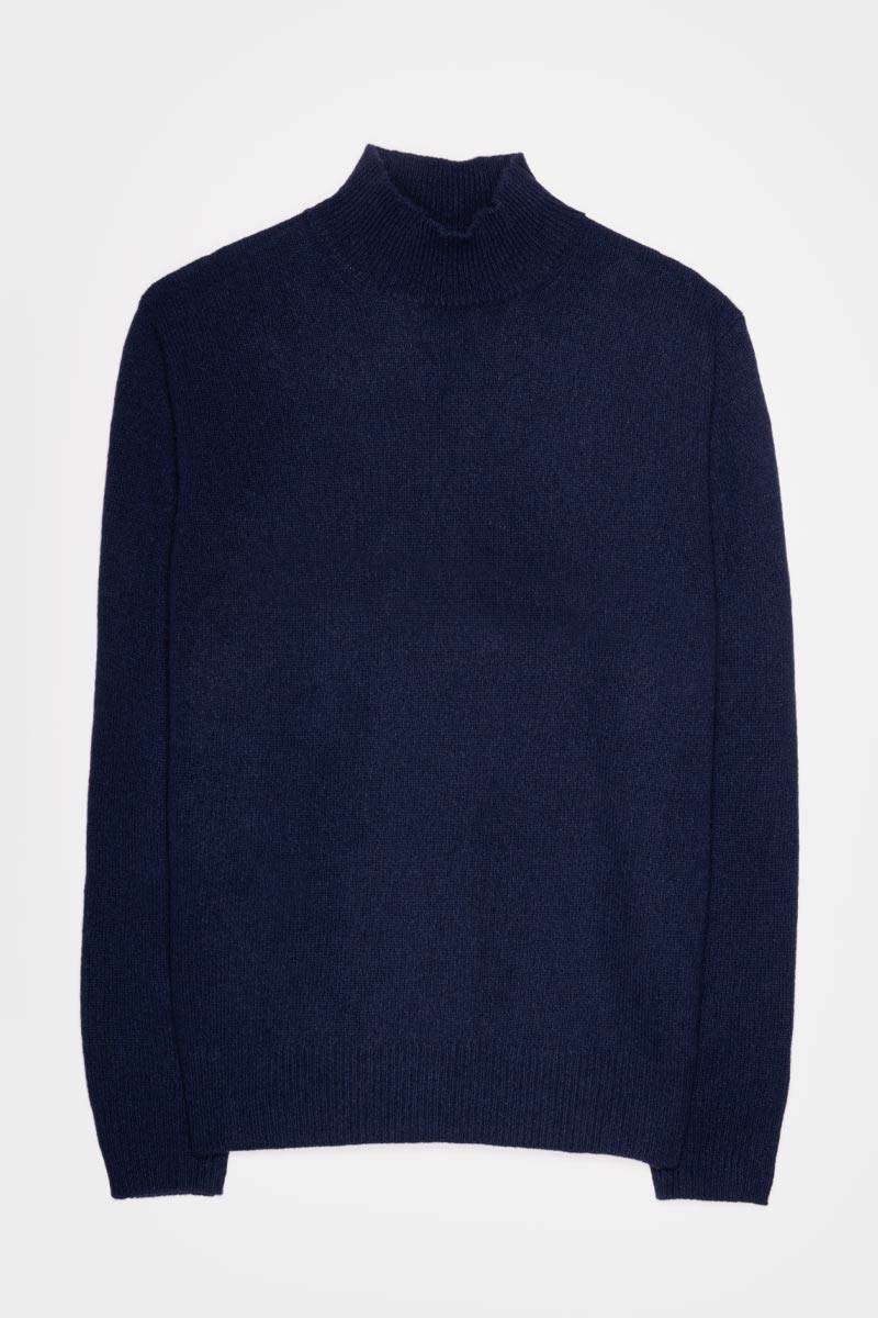 Rifò CLEMENTE Maglia Collo Alto Uomo Cashmere Rigenerato Flash Sale