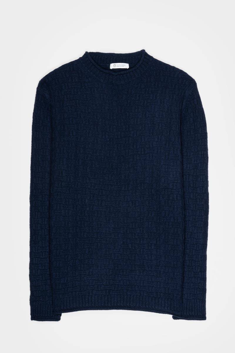 Rifò FERNANDO Maglia Uomo Cashmere Rigenerato Vendite stagionali