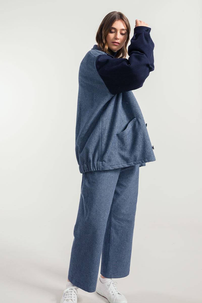 Rifò LEONE Giacca Bomber Unisex Lana Rigenerata Offerta Giorno del Papà