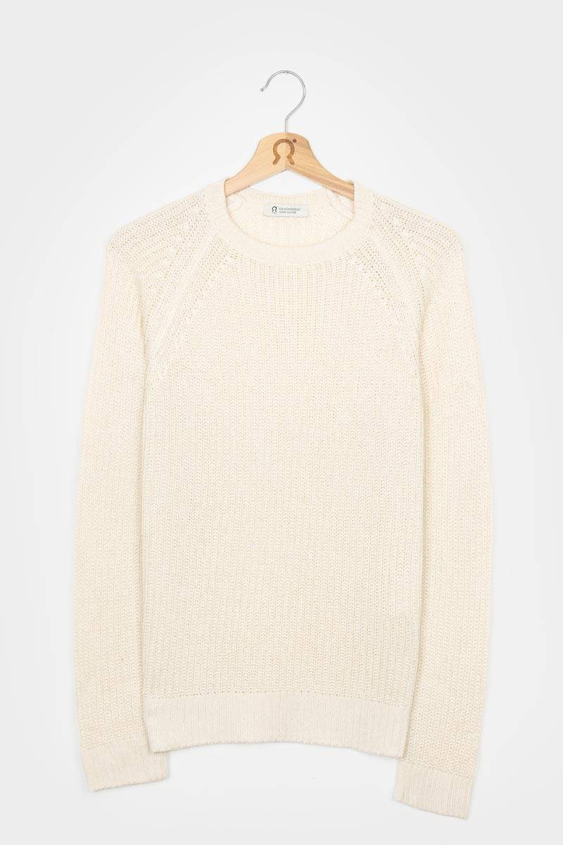 Rifò VEGA Maglia Seta Rigenerata Unisex Smaltimento dello stoccaggio