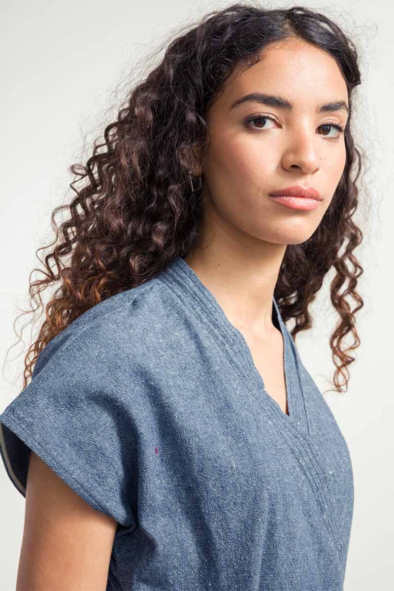 Rifò CLOE Abito Jeans Rigenerato Offerte stagionali