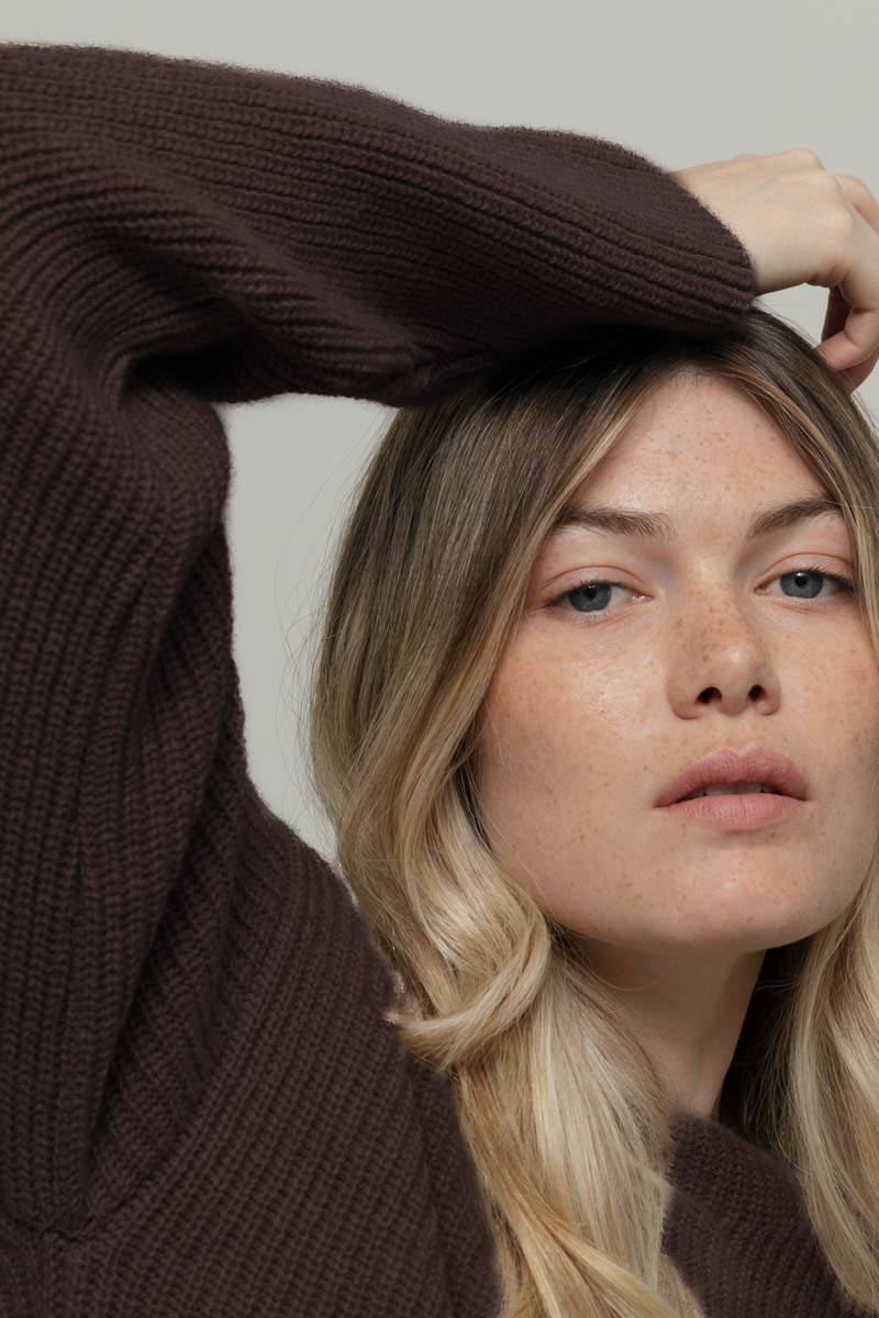 Rifò MELISSA Maglia Girocollo Donna Cashmere Rigenerato Sconti VIP