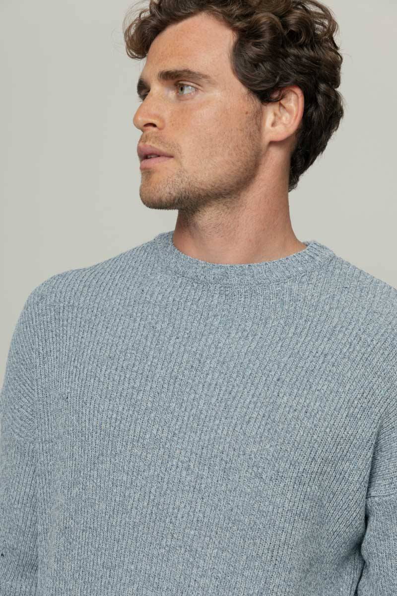 Rifò COSIMO Maglia Uomo Cotone Jeans Rigenerato Offerta settimanale