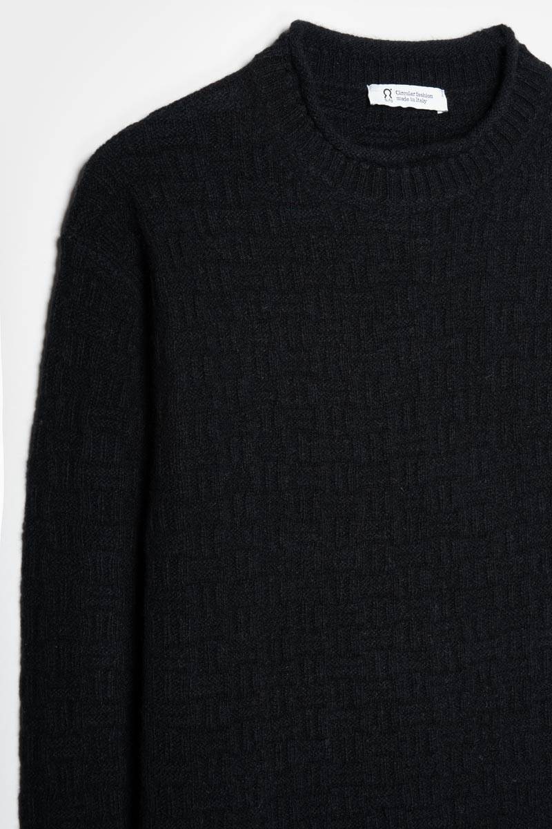 Rifò FERNANDO Maglia Uomo Cashmere Rigenerato Ritorno libero