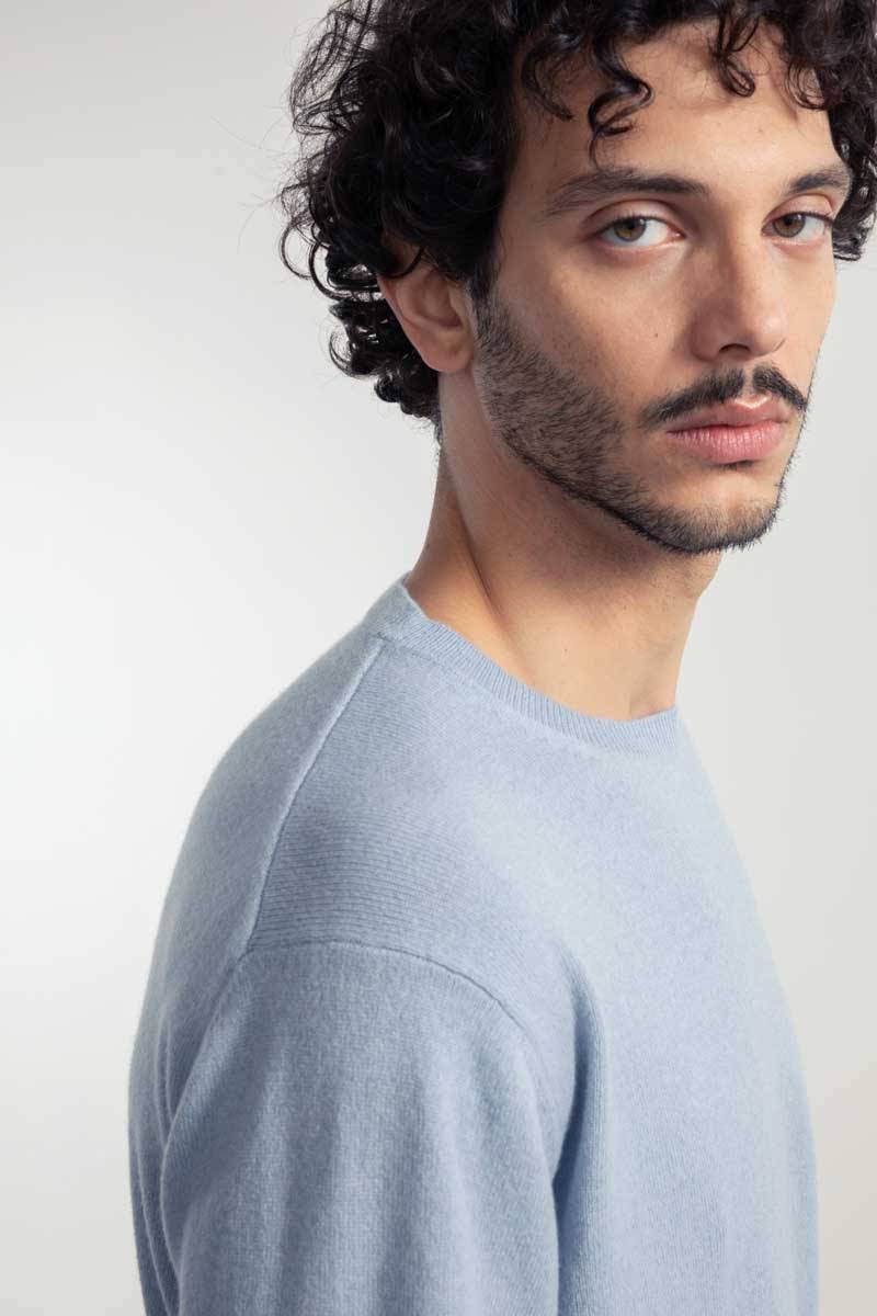 Rifò ALESSIO Maglia Uomo Light Cashmere Rigenerato Rilascio limitato