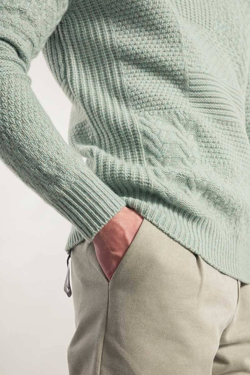 Rifò BARTOLOMEO Maglia Collo Alto Uomo Cashmere Rigenerato ACQUISTA ORA