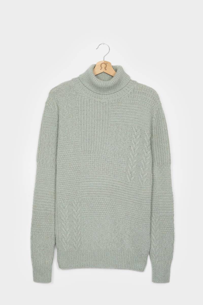 Rifò BARTOLOMEO Maglia Collo Alto Uomo Cashmere Rigenerato ACQUISTA ORA