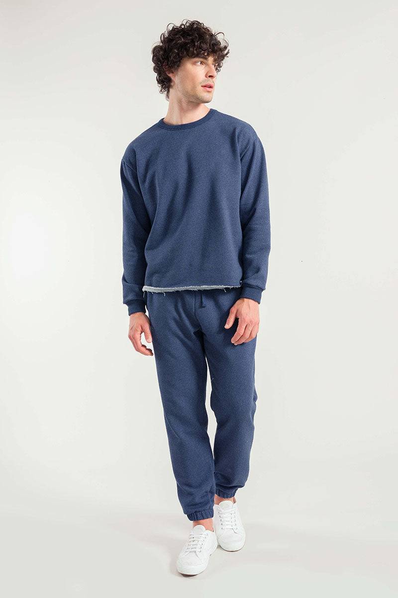 Rifò RAFAEL Felpa Uomo Cotone Jeans Rigenerato Ultimi due giorni
