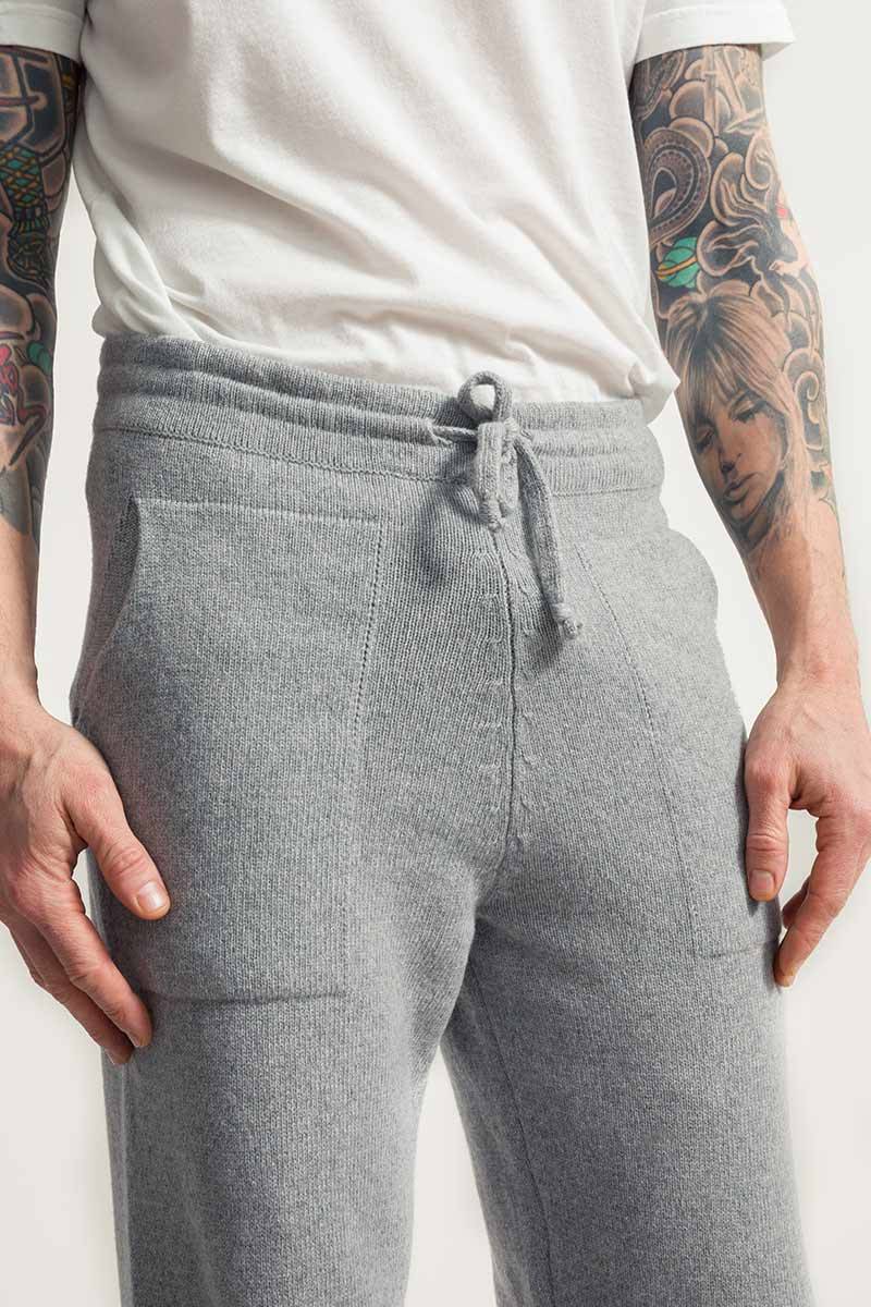 Rifò PATROCLO Pantaloni Tuta Uomo Cashmere Rigenerato Fino al 50% di sconto