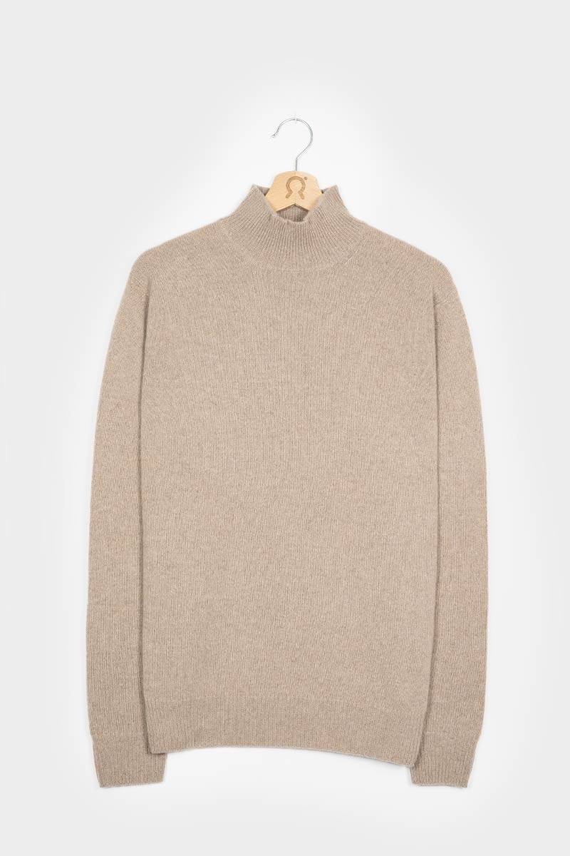 Rifò CLEMENTE Maglia Collo Alto Uomo Cashmere Rigenerato Only for today