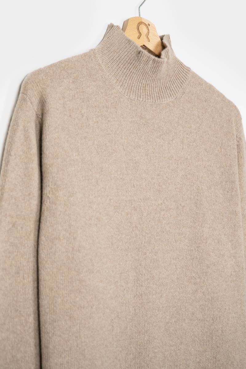 Rifò CLEMENTE Maglia Collo Alto Uomo Cashmere Rigenerato Only for today