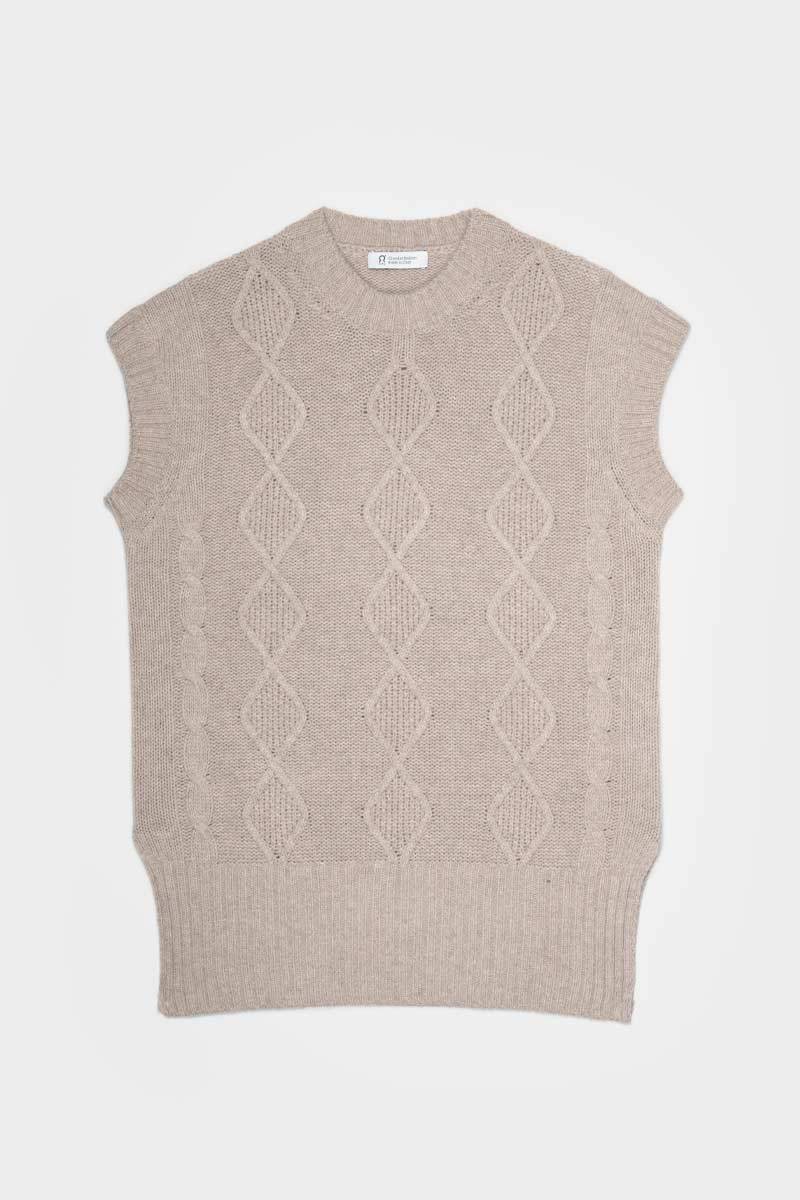 Rifò NORMA Gilet Donna Lana Rigenerata 50% di sconto con spedizione gratuita