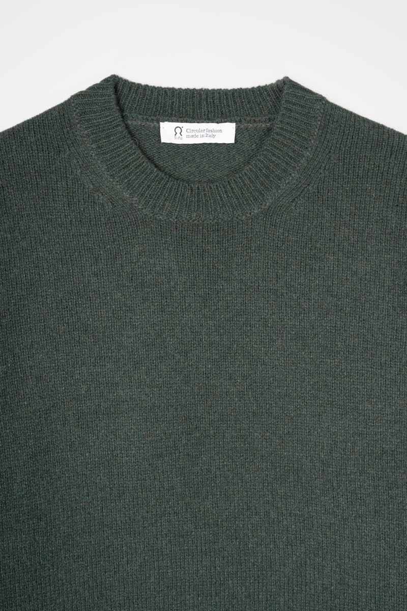 Rifò EDDA Maglia Donna Cashmere Rigenerato Trasporto libero internazionale