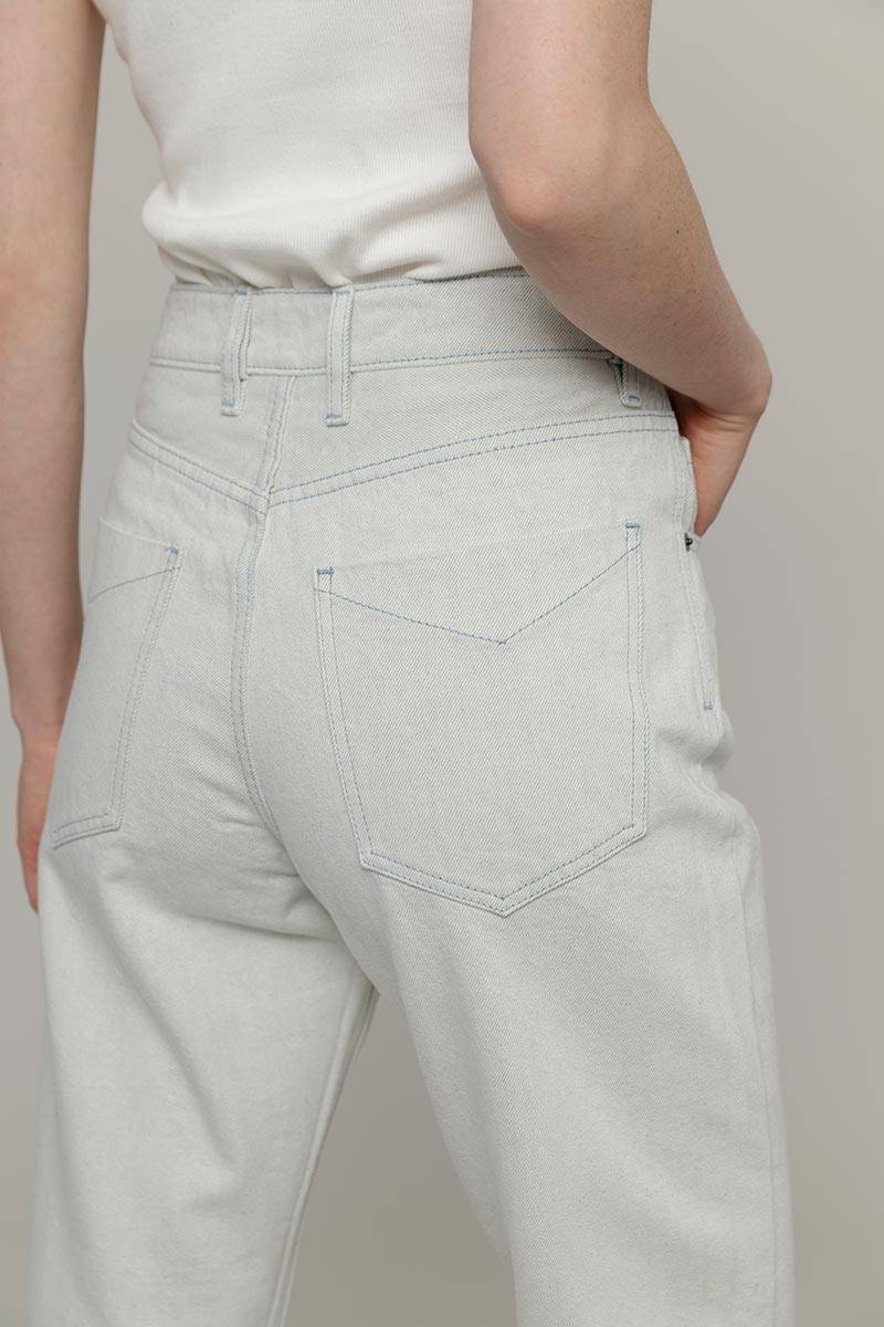 Rifò AGLAIA Pantaloni Jeans Donna Cotone Rigenerato Officina