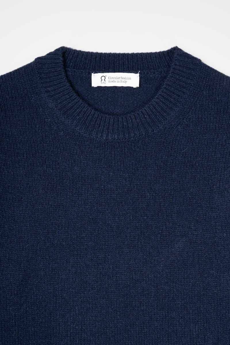 Rifò EDDA Maglia Donna Cashmere Rigenerato Italy