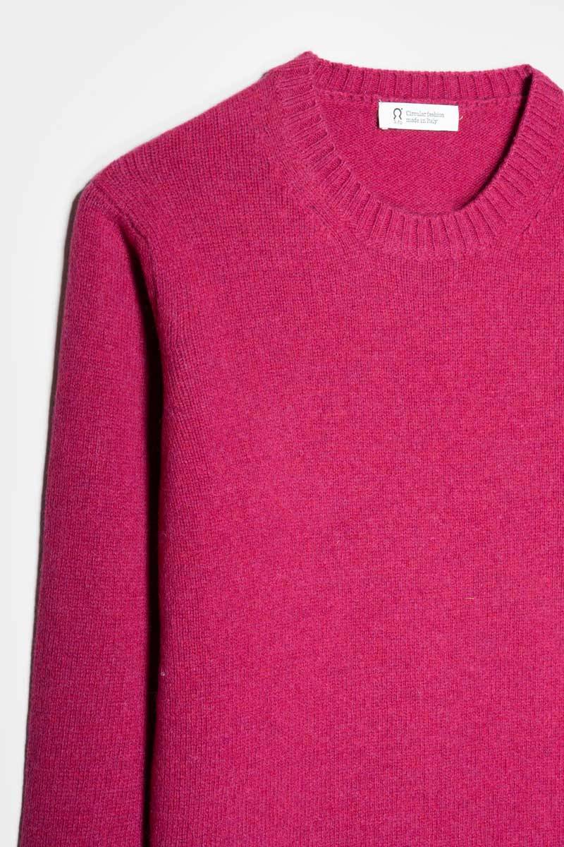 Rifò LAURA Maglia Girocollo Donna Lana Rigenerata Promozione
