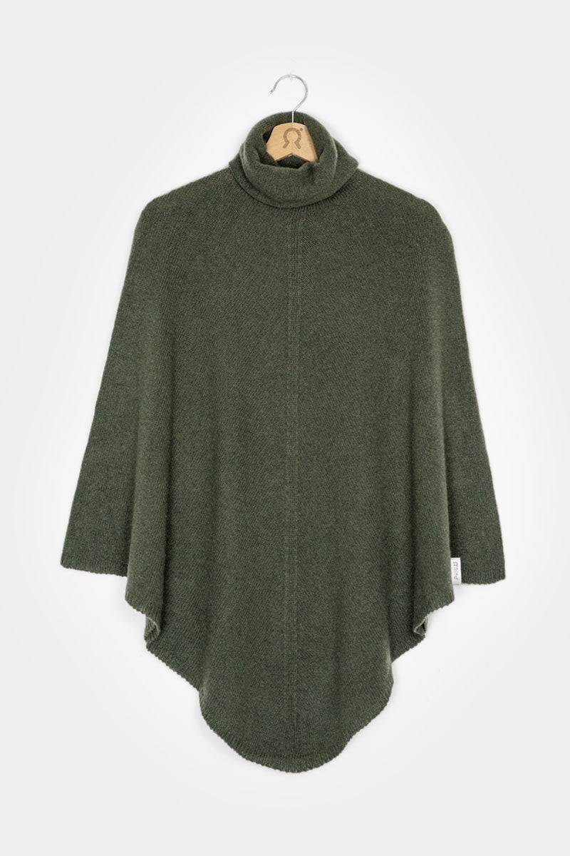 Rifò ELISABETTA Poncho Donna Cashmere Rigenerato Sconto