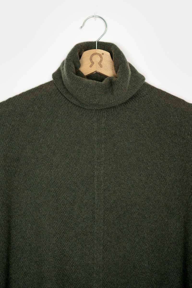 Rifò ELISABETTA Poncho Donna Cashmere Rigenerato Sconto