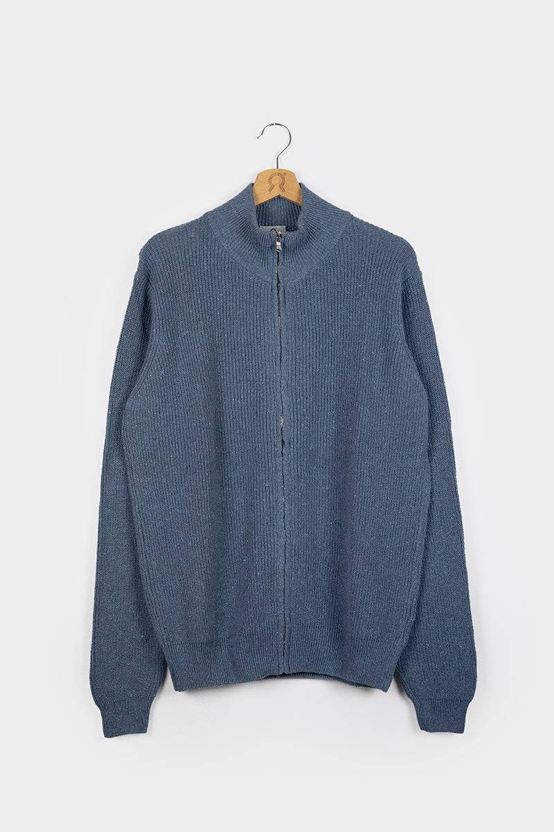 Rifò DUCCIO Cardigan Uomo Cotone Jeans Rigenerato Hotsell