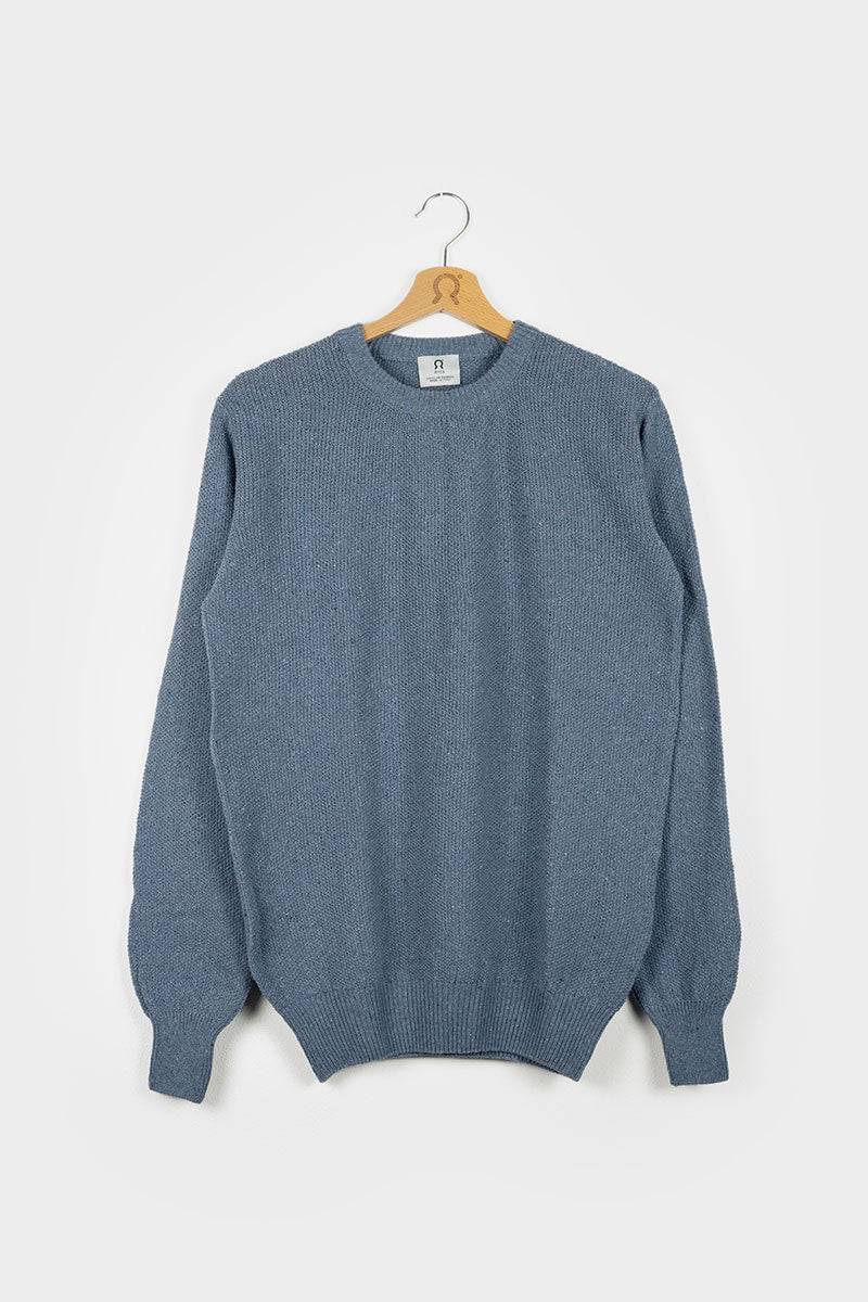 Rifò GINO Maglia Uomo Cotone Jeans rigenerato Moda
