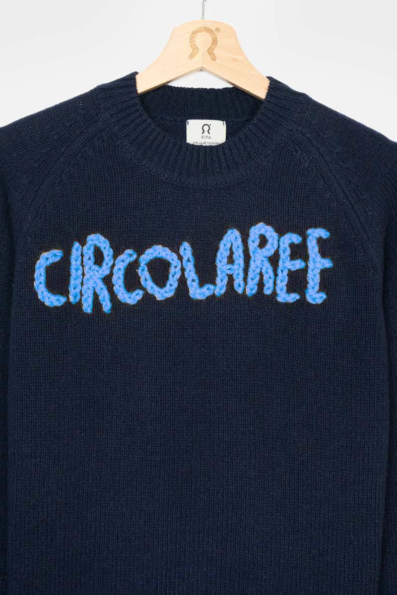 Rifò Maglia Unisex Cashmere Rigenerato Rifò x Almeno Nevicasse Sconto di tempo limitato